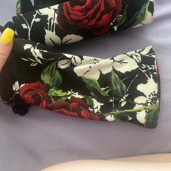 Flower print dolce gabbana sunglasses case with pouch - Picture 3 of 5
